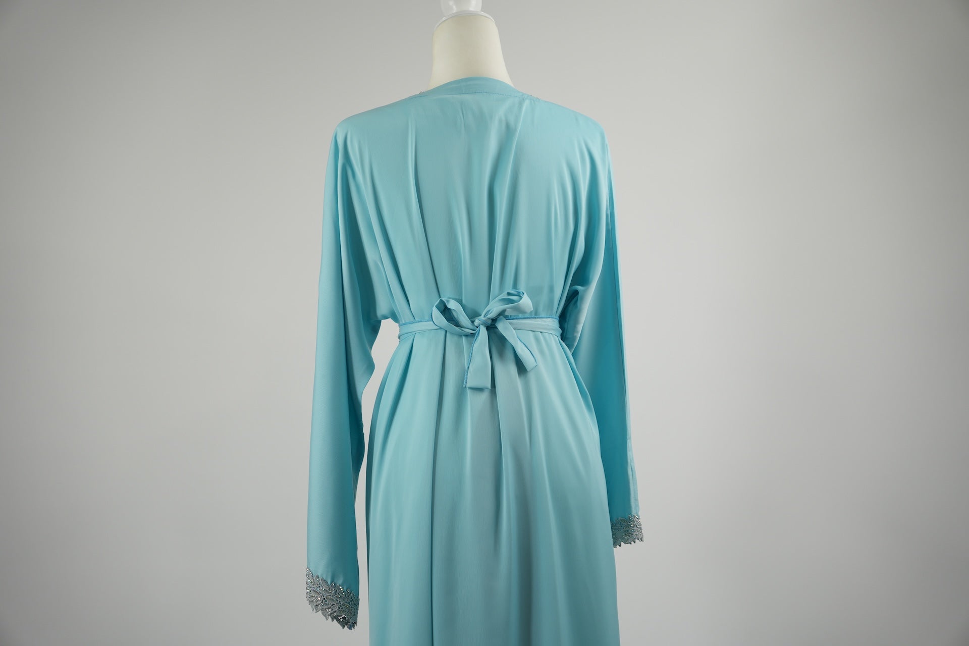 Luxury Sky Blue  Abaya