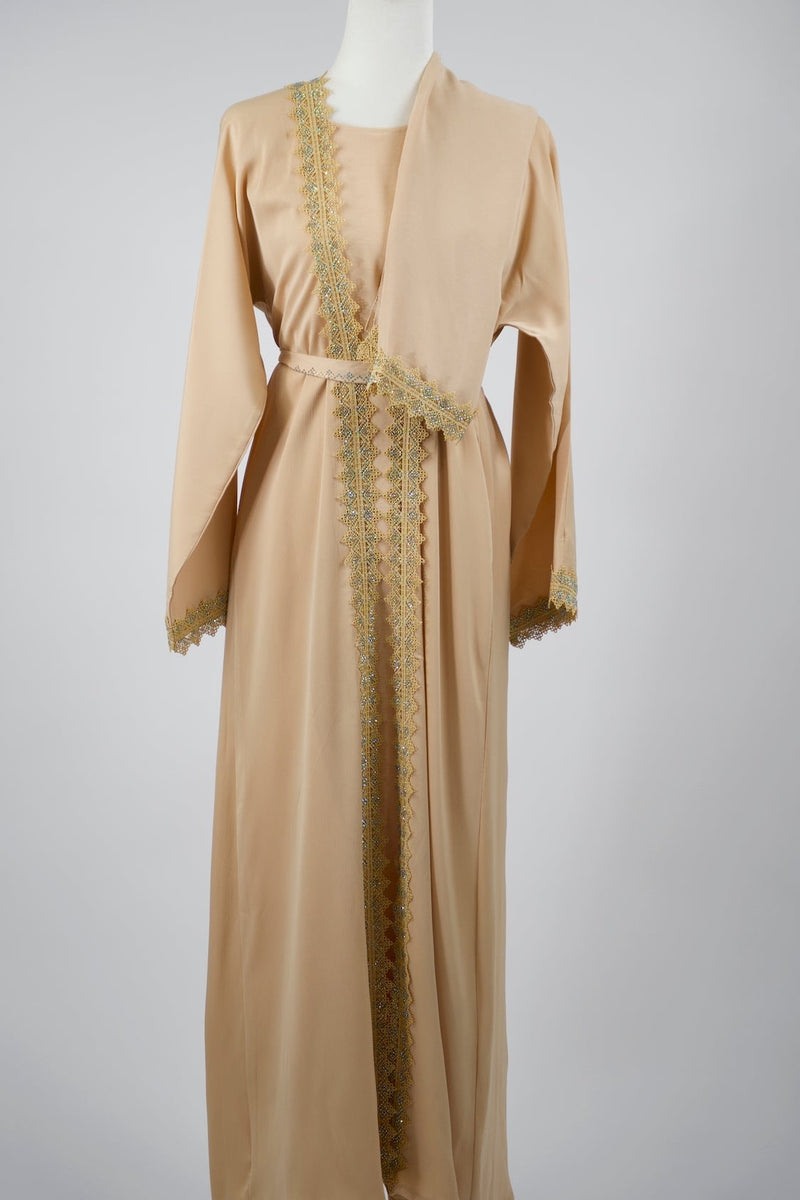 gold abaya dress Golden classy abaya